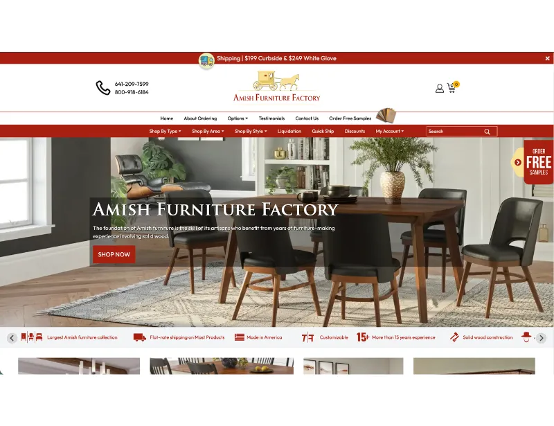 Amish Furniture Factory