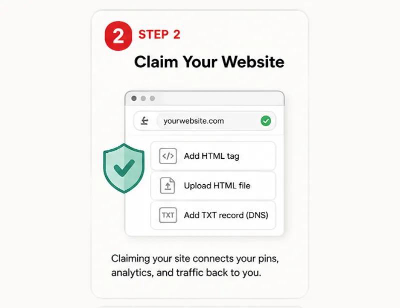 Step 2 - Claim Your Website
